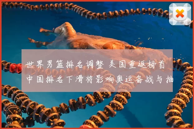 世界男篮排名调整 美国重返榜首 中国排名下滑将影响奥运备战与抽签形势